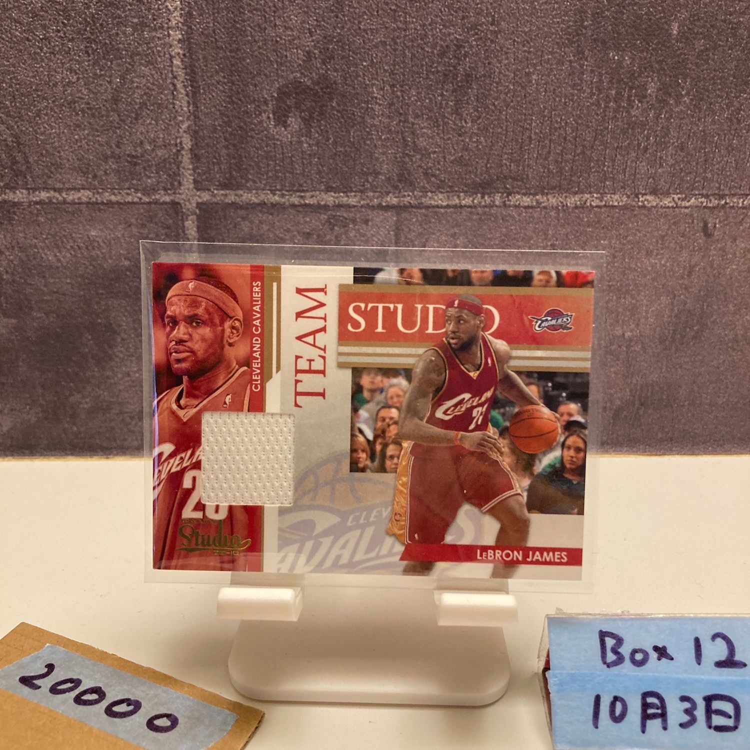 2010 Panini Shaquille O Neal LeBron James 087 249 Cleveland Cavaliers Team Studio ジャージ カード