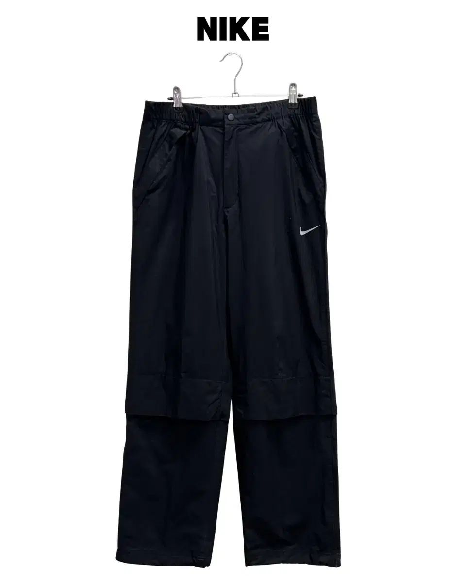 ナイキ ゴルフ STORM-FIT オールドスクール ウーブン パンツ ブラック 足首シャーリング
