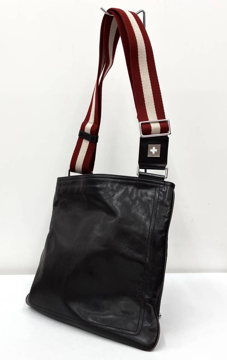 BALLY バリー トレインスポッティング/レザーショルダーバッグ ブラウン