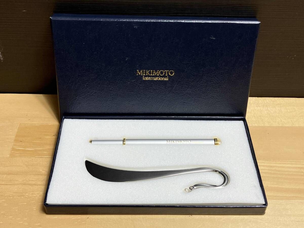 文房具・事務用品 MIKIMOTO ミキモト ボールペン＆ブックマーカー 文具
