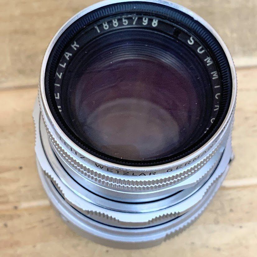 Ernst Leitz Werzlar 1 2 50 ライカ ズミクロン ニッケル仕上げ レンズ