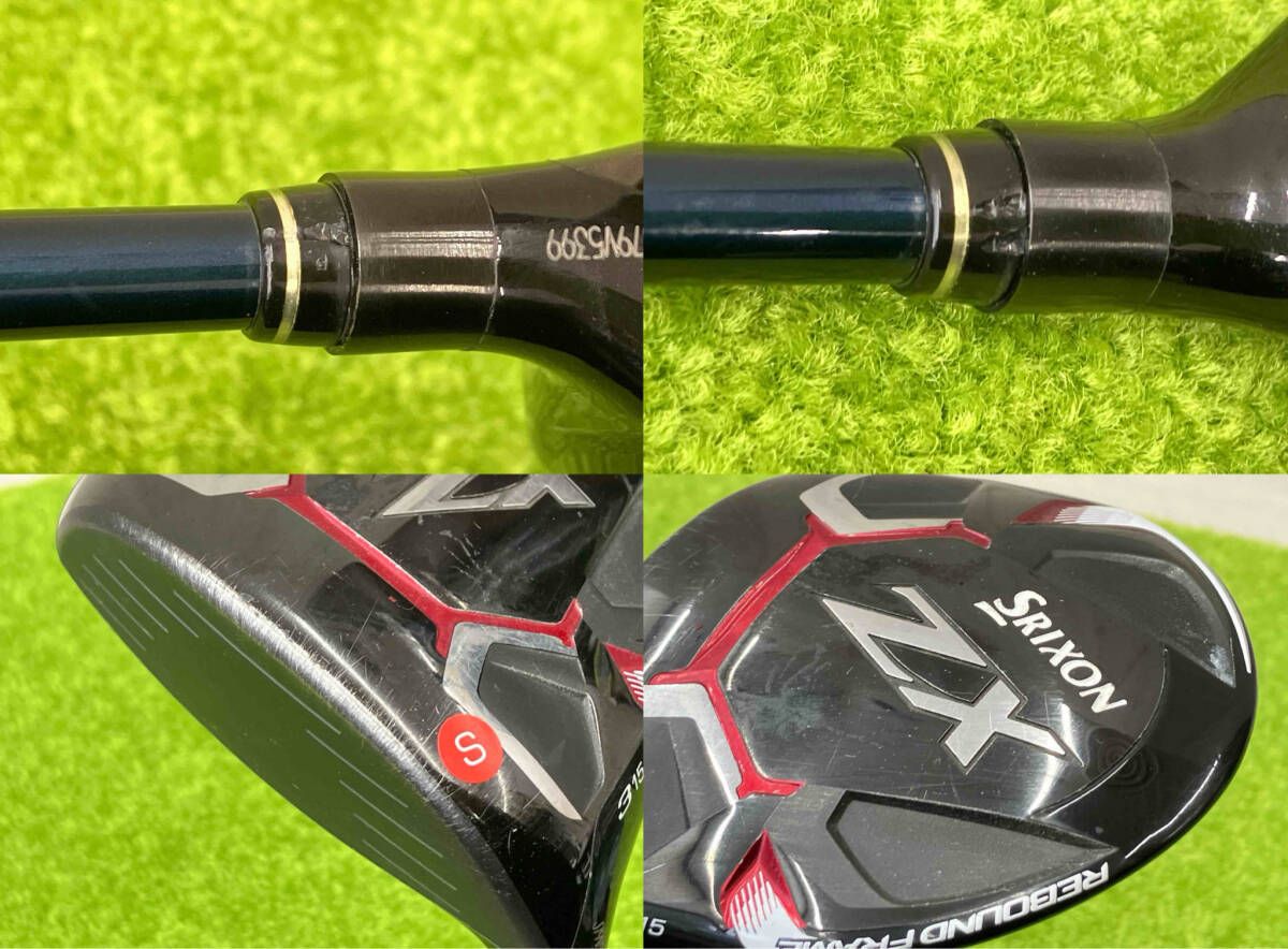 ダンロップ 左利き用 SRIXON ZX フェアウェイウッド 15° 3番手 T-ZOID