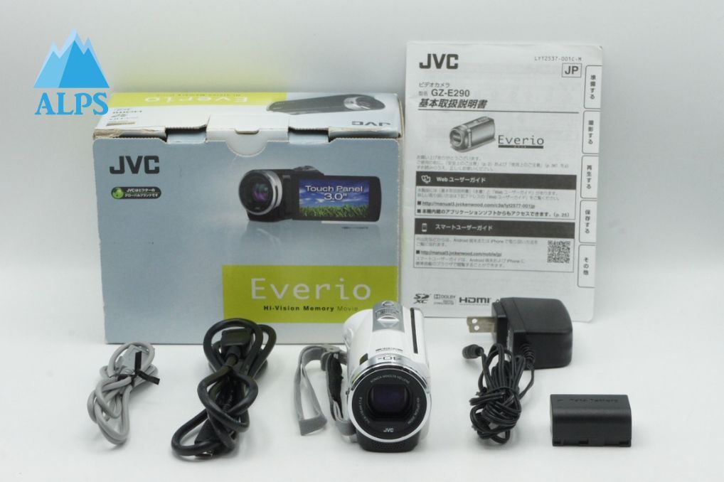 JVC ケンウッド Everio GZ E 290 デジタルビデオカメラ ホワイト 元 251117 ad
