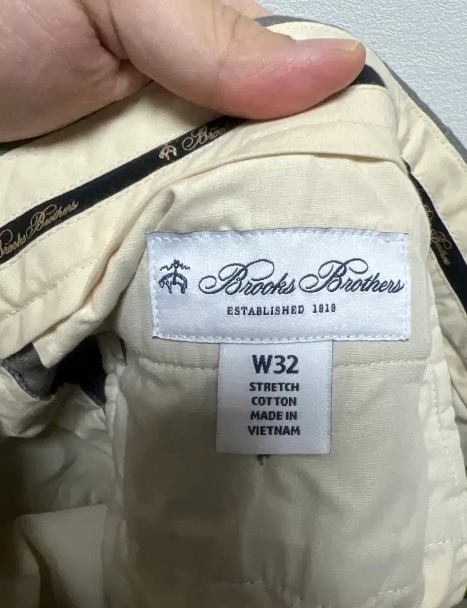 ♥ ブルックス ブラザーズ ウォッシュド ストレッチ チノ グレー 32インチ