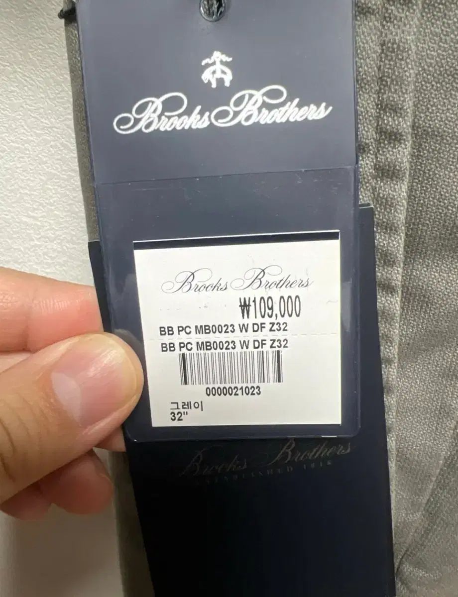 ブルックス ブラザーズ ウォッシュド ストレッチ チノ グレー 32インチ