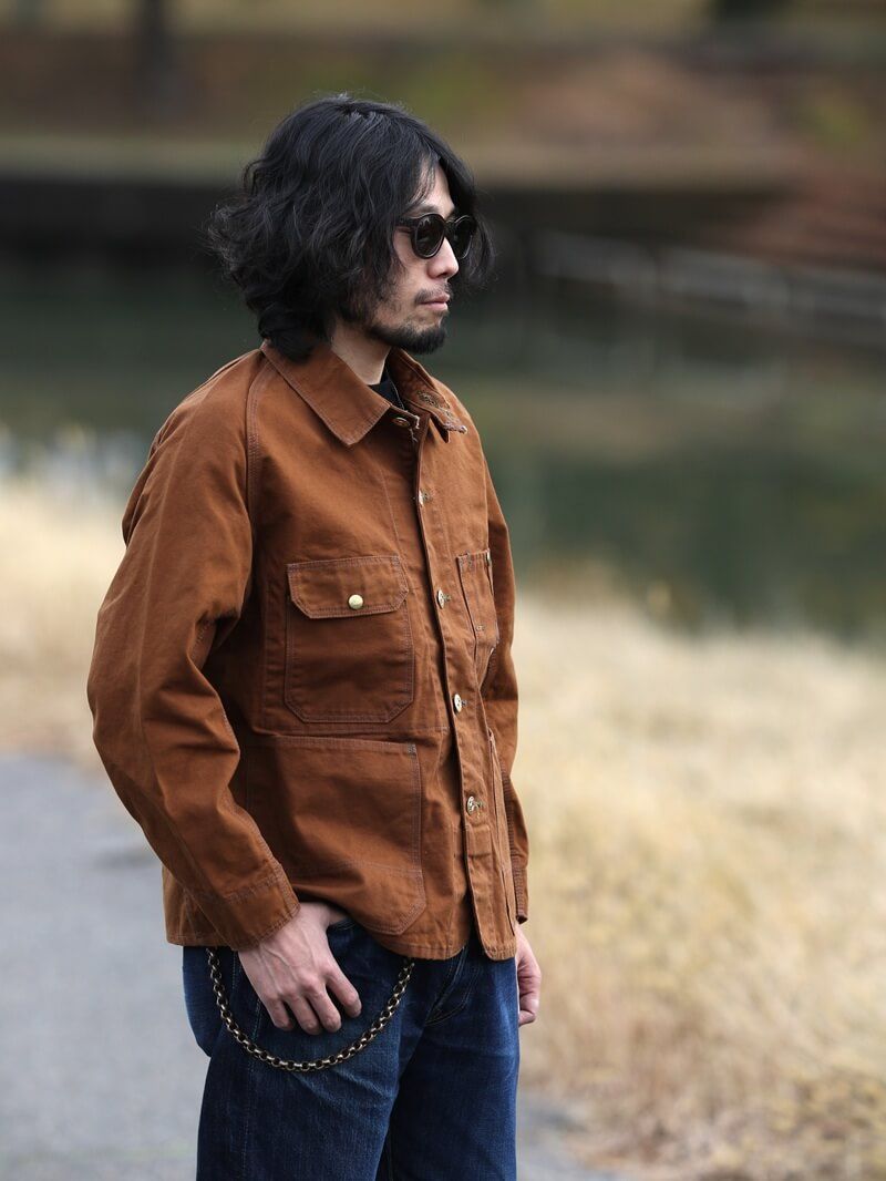 TCB jeans TCBジーンズ Cat Head Jacket Brown Canvas キャットヘッド