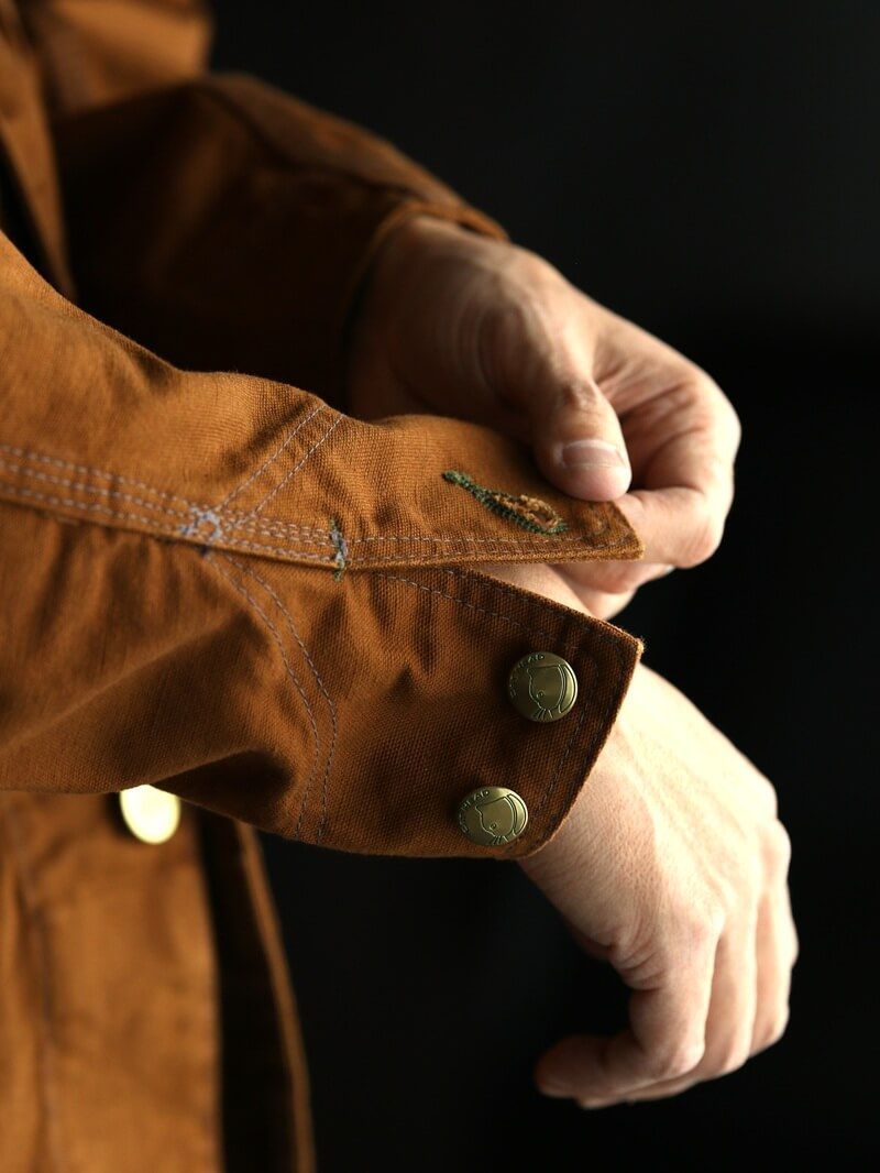 TCB jeans TCBジーンズ Cat Head Jacket Brown Canvas キャットヘッド