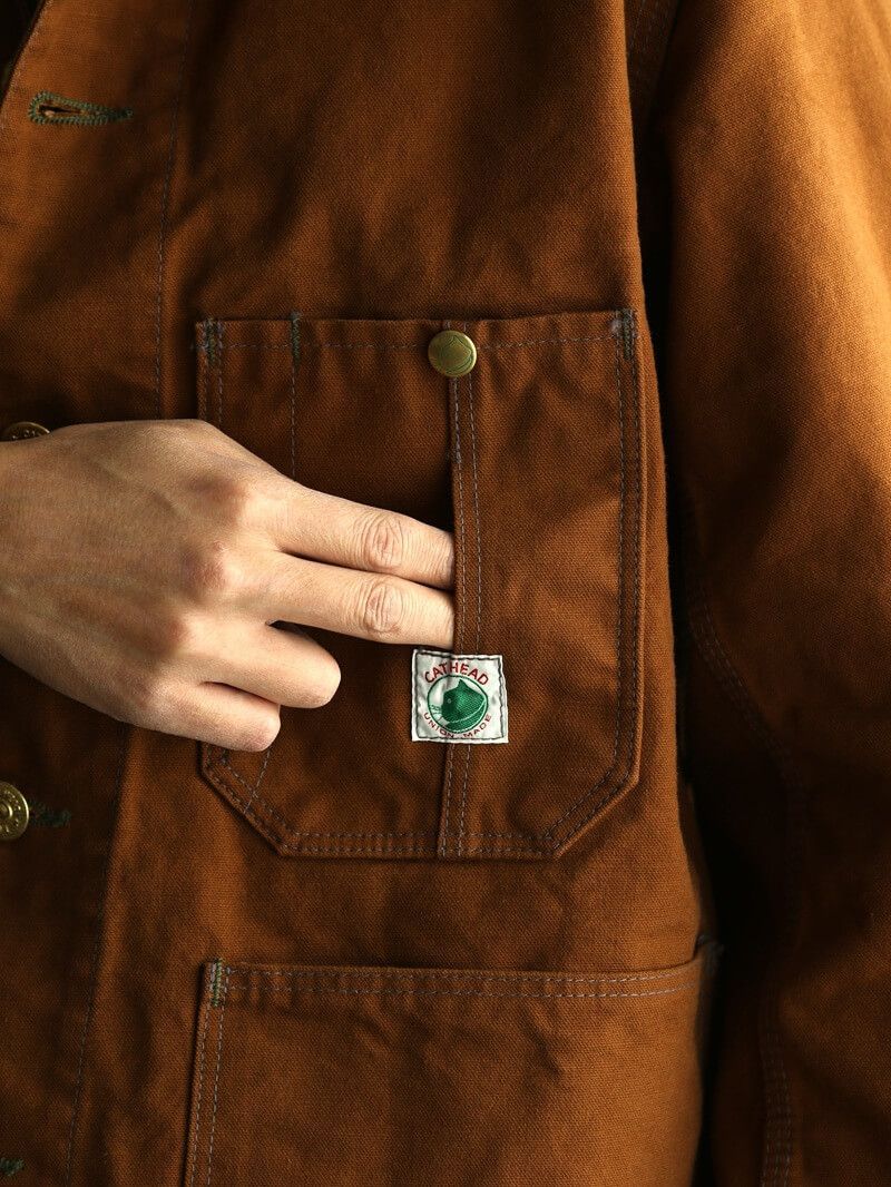 TCB jeans TCBジーンズ Cat Head Jacket Brown Canvas キャットヘッド