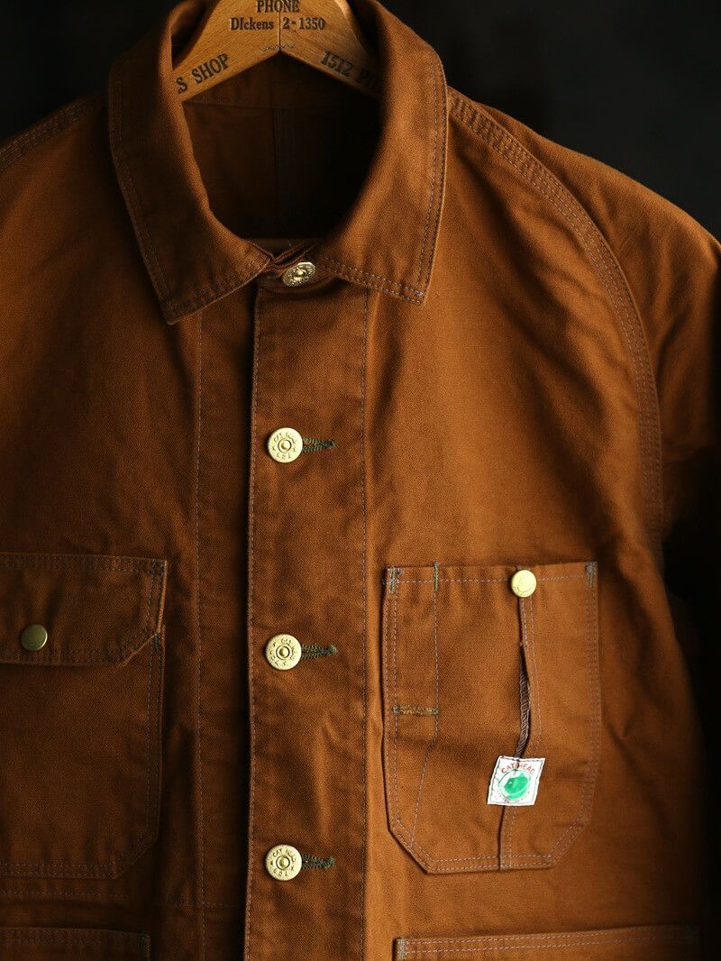TCB jeans TCBジーンズ Cat Head Jacket Brown Canvas キャットヘッド