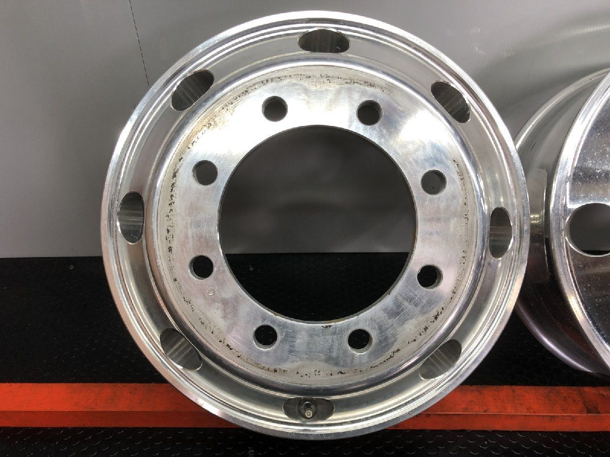 BS タフブライト トラックホイール 19 5インチ 2本 6 147 iso式 平面座 4軸低床 SHZ 001