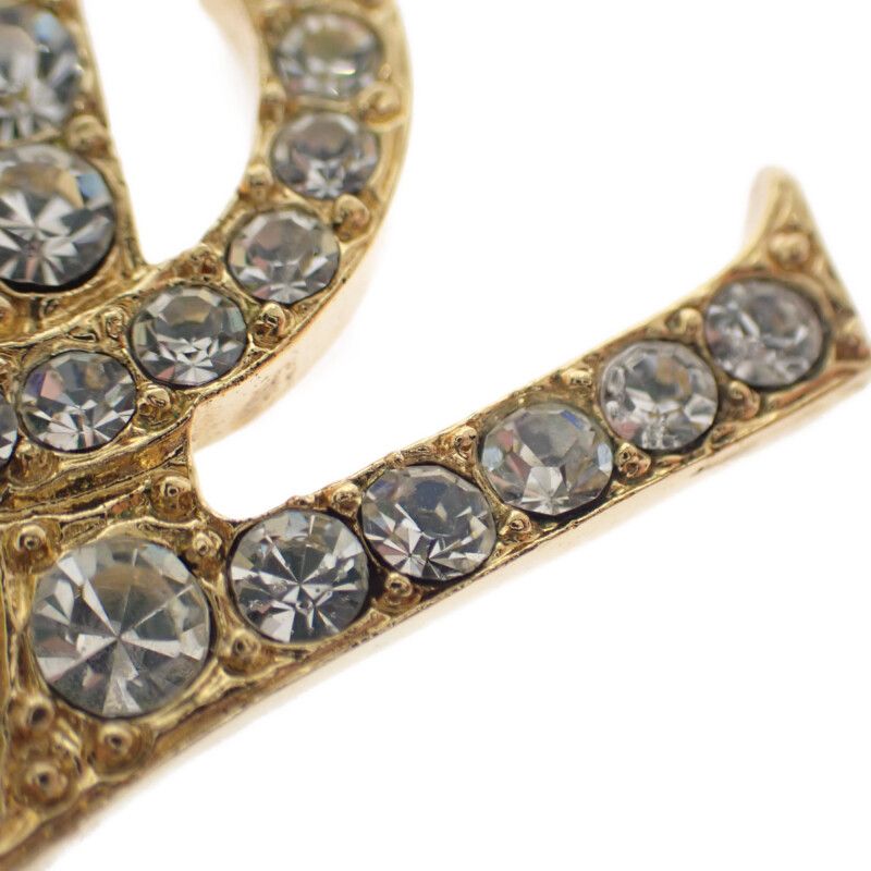 イヴ・サンローラン YVES SAINT LAURENT カサンドラ ブローチ メタル