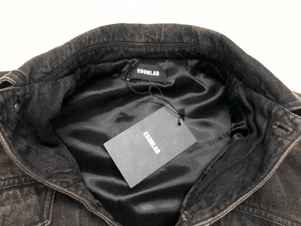 新品 未使用 EGONlab（エゴンラボ） デニムボンバージャケット S 
