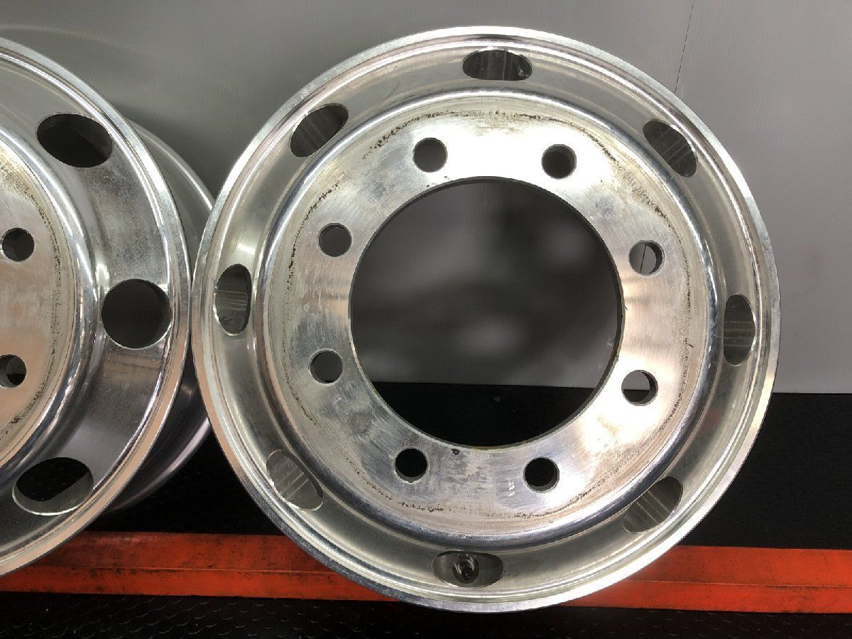  BS タフブライト トラックホイール 19 5インチ 2本 6 147 iso式 平面座 4軸低床 SHZ 002 その他 タイヤ ホイール