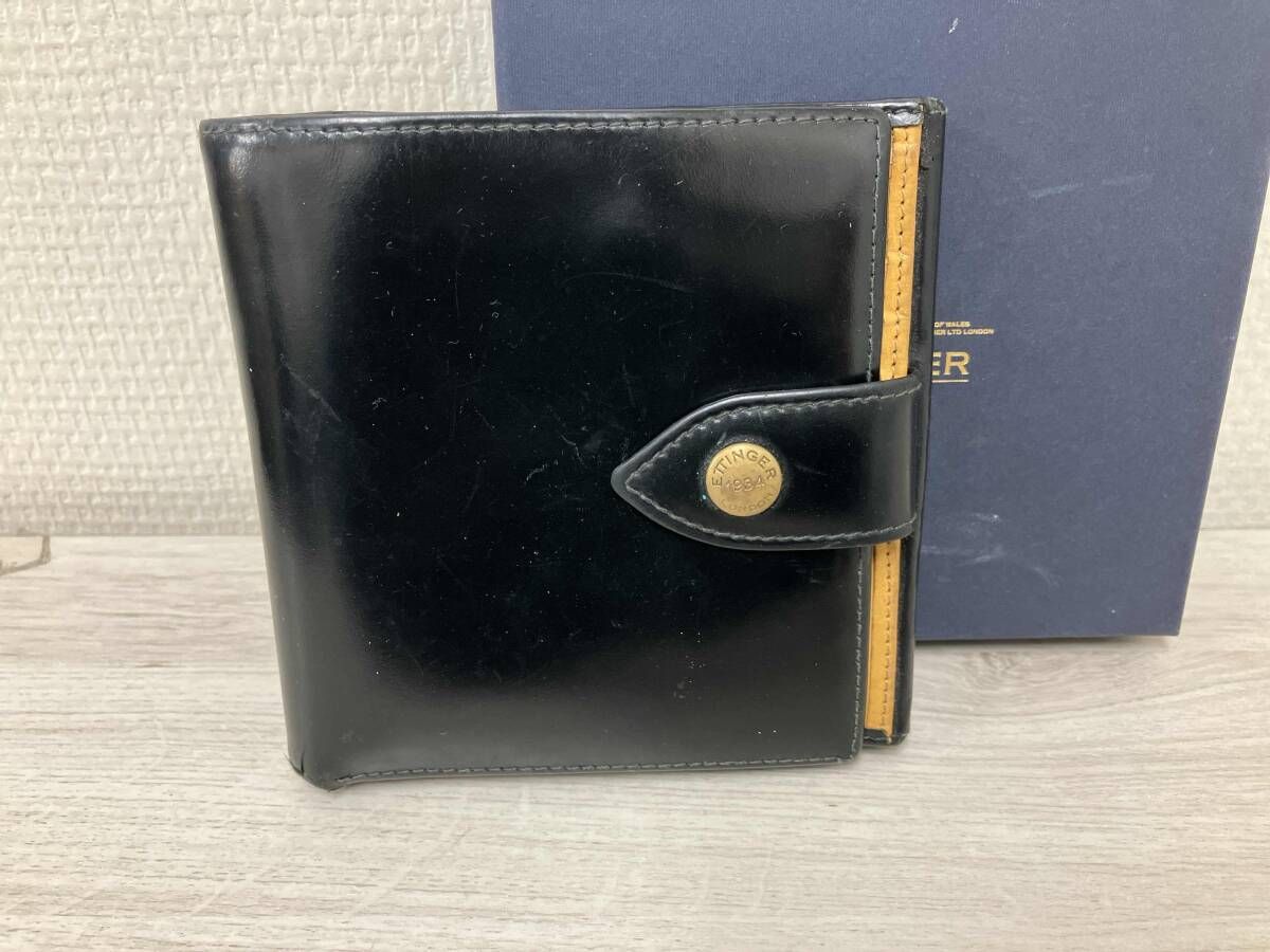 ブライドルレザー 178 JR 二つ折り財布 エッティンガー 箱つき