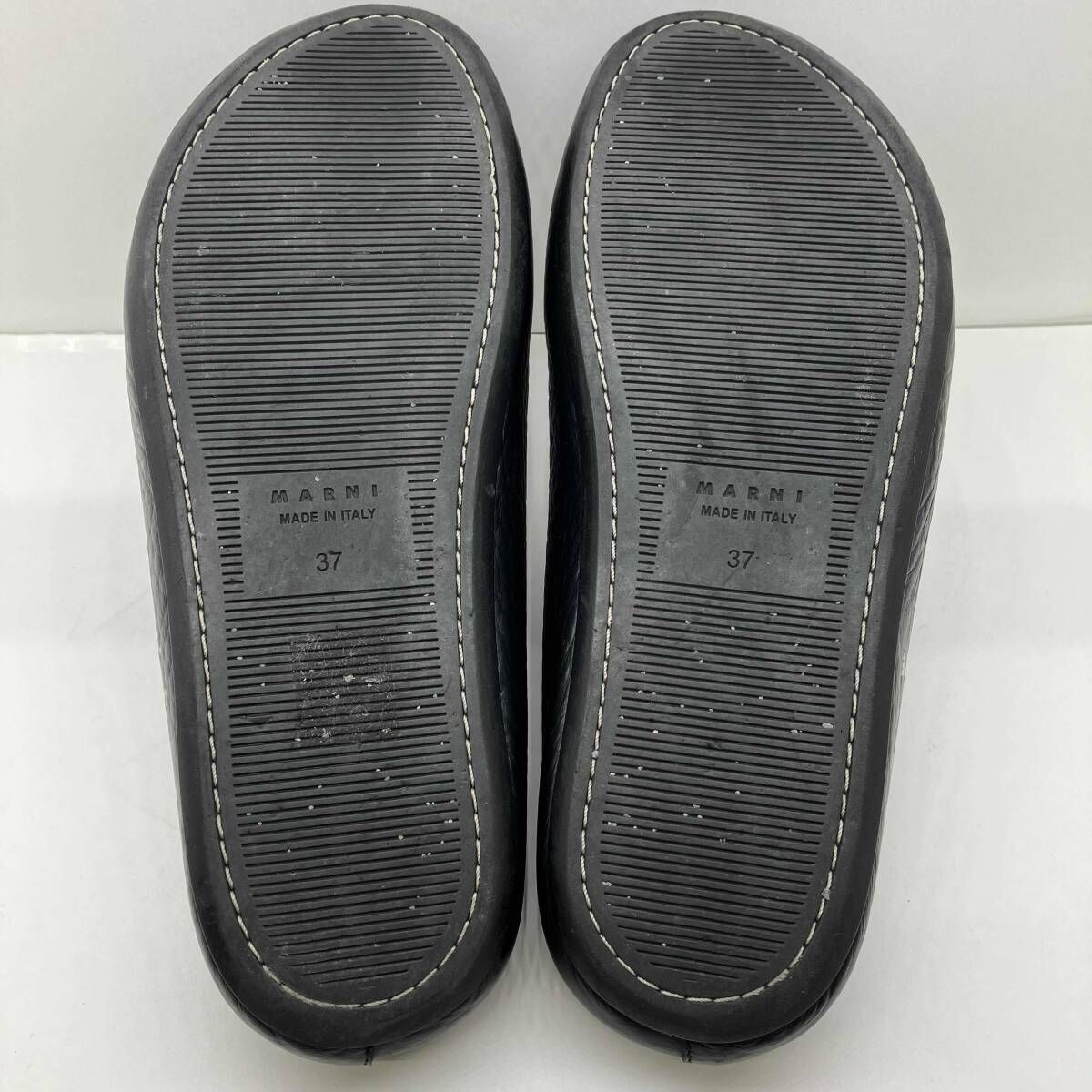 MARNI サボクロッグサンダル／37／ブラック 衣料 - メルカリ