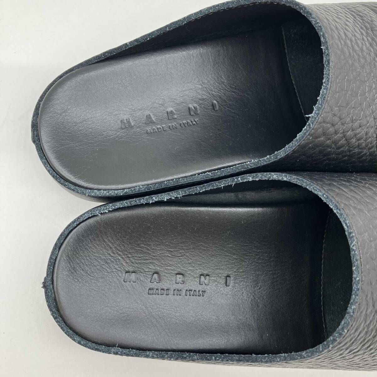 MARNI サボクロッグサンダル／37／ブラック 衣料 - メルカリ