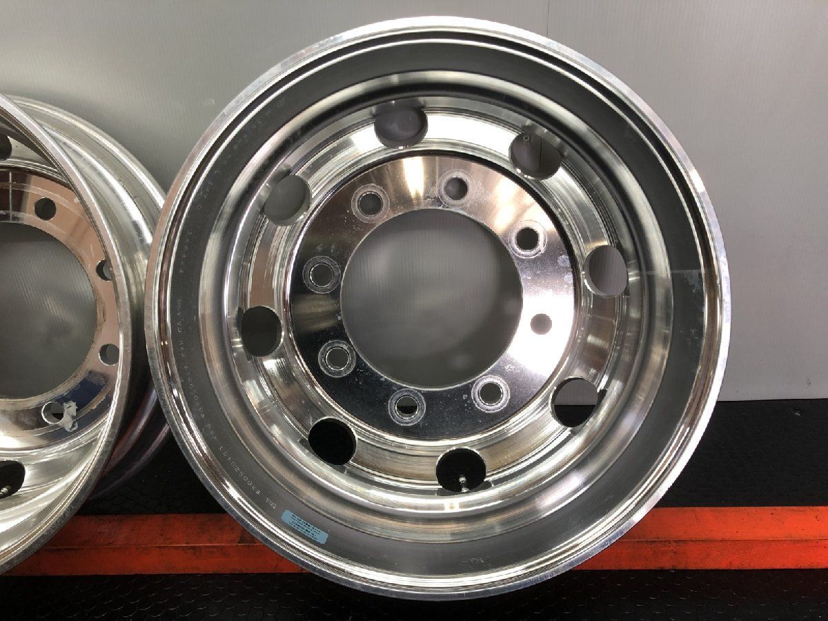  BS タフブライト トラックホイール 19 5インチ 2本 6 147 iso式 平面座 4軸低床 SHZ 003 その他 タイヤ ホイール