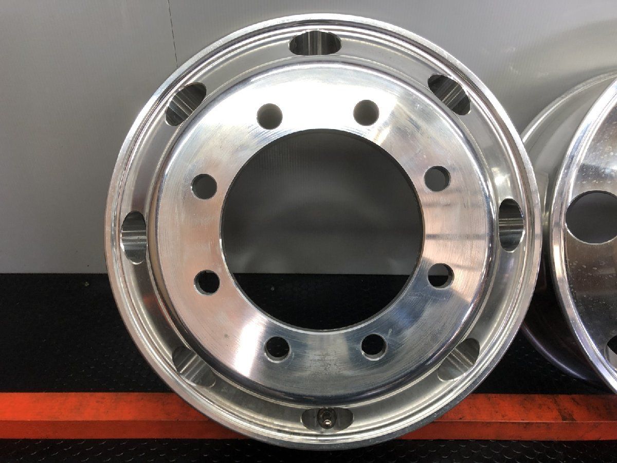 BS タフブライト トラックホイール 19 5インチ 2本 6 147 iso式 平面座 4軸低床 SHZ 003