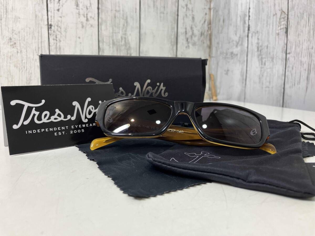 TRES NOIR トレノア EYEWEAR サングラス POLICE-THIEVES BLACK HONEY SMOKE LENS