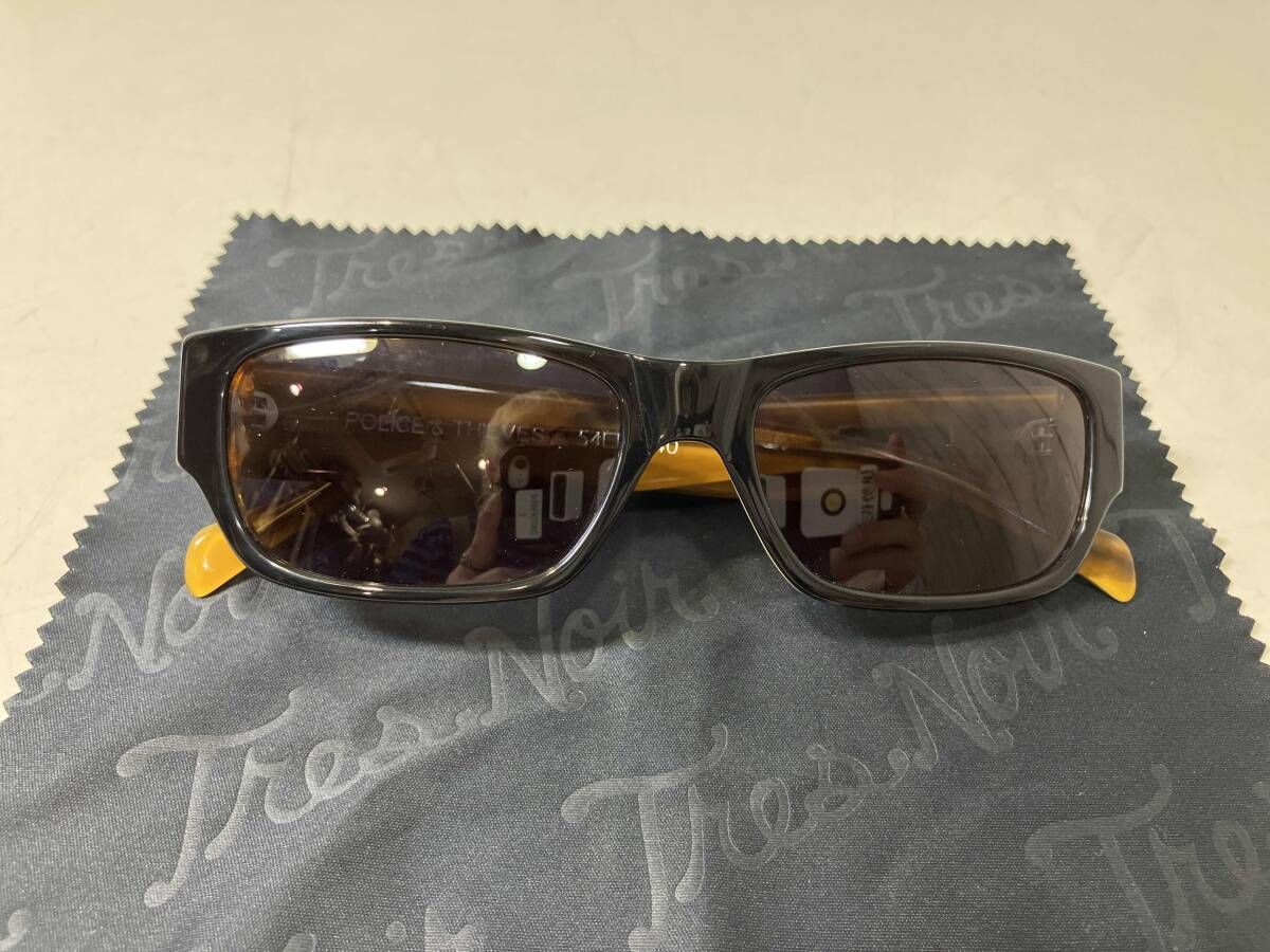TRES NOIR トレノア EYEWEAR サングラス POLICE-THIEVES BLACK HONEY SMOKE LENS