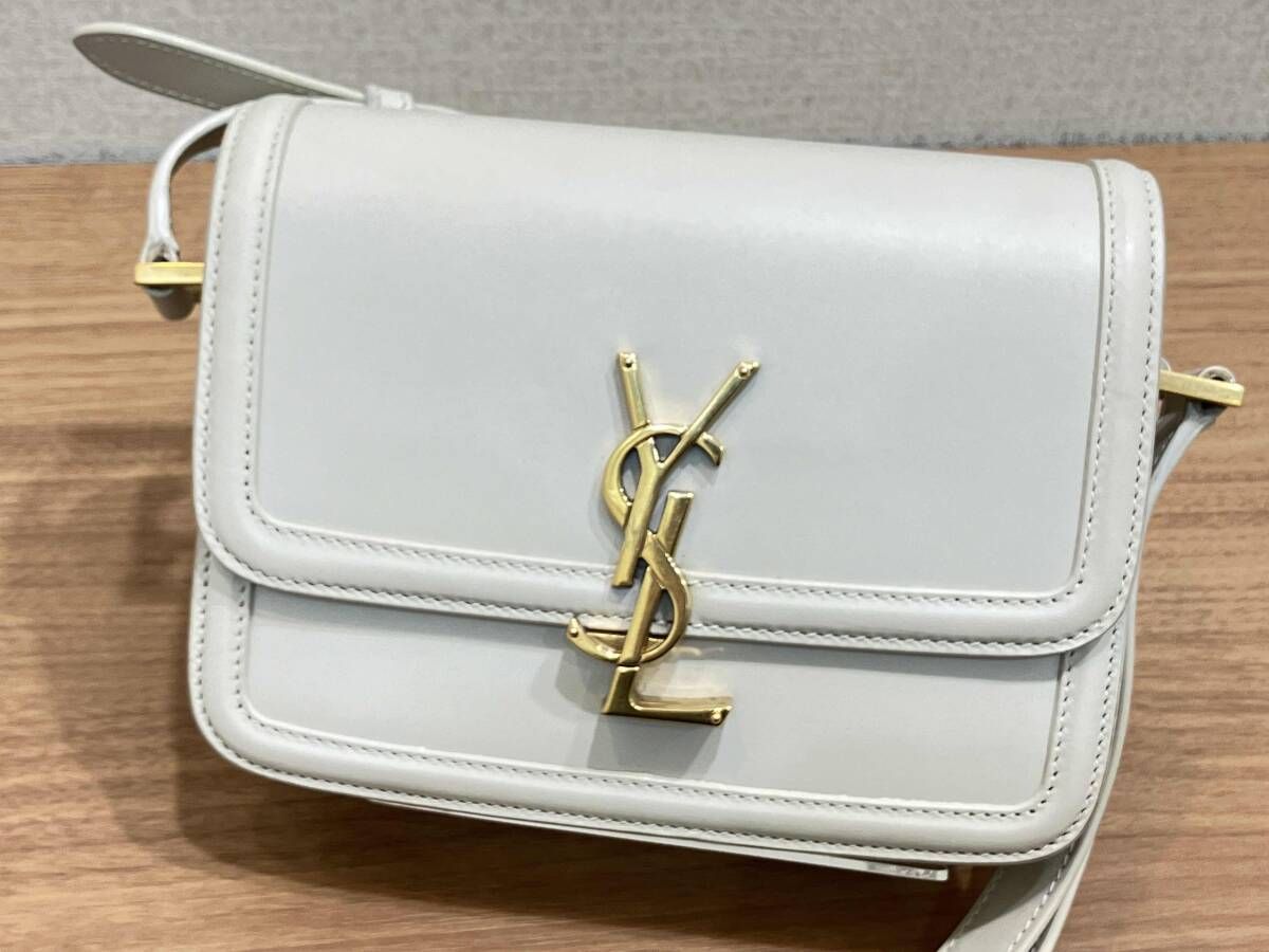 Saint Laurent ソルフェリーノ ホワイト ショルダーバッグ