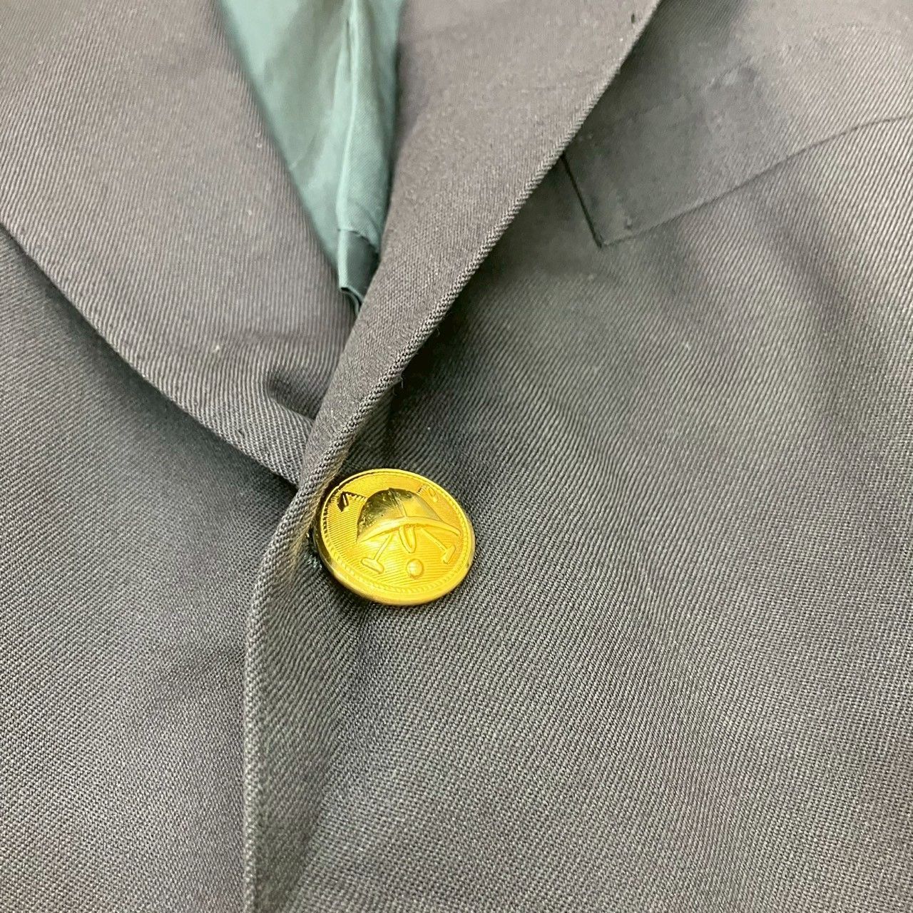 ポロバイラルフローレン テーラードジャケット 紺ブレ 金ボタン 3つ