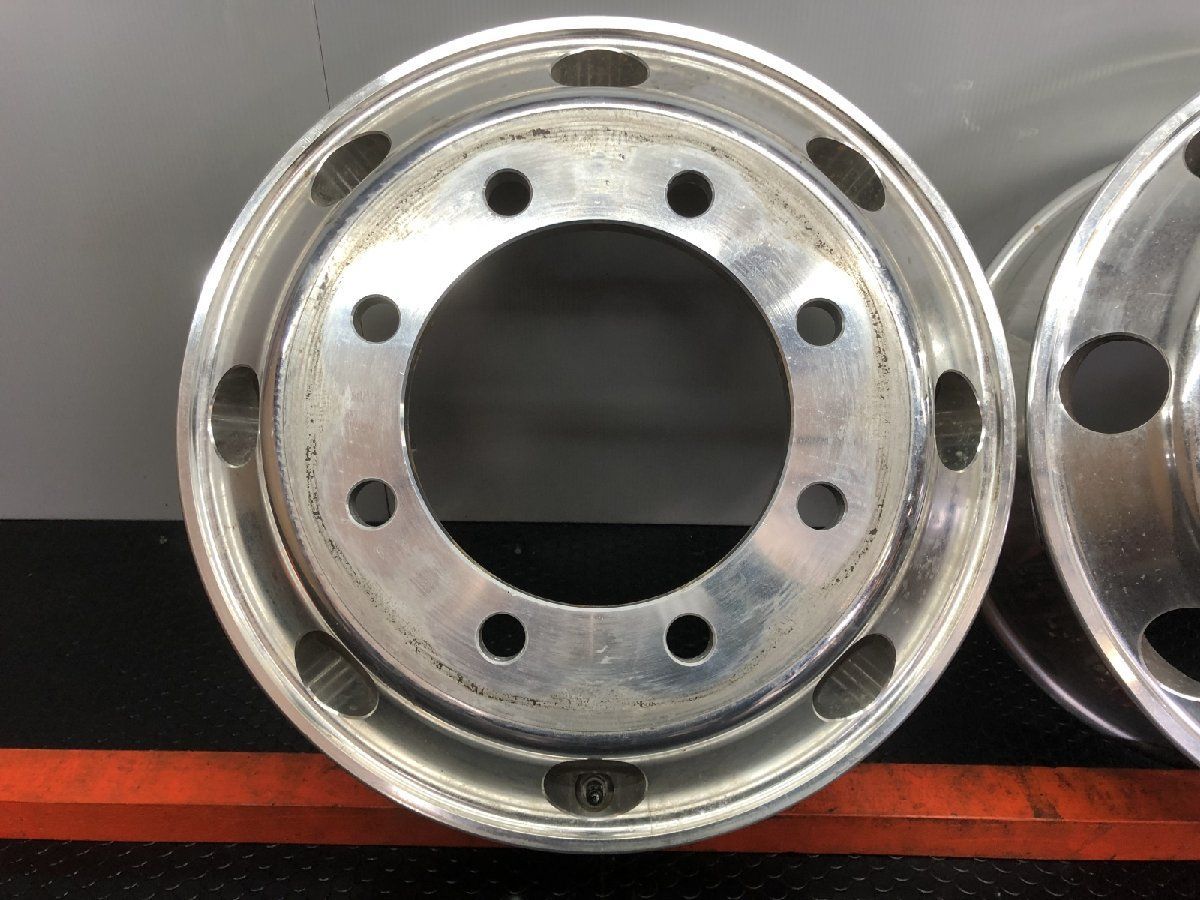 BS タフブライト トラックホイール 19 5インチ 2本 6 147 iso式 平面座 4軸低床 SHZ 004