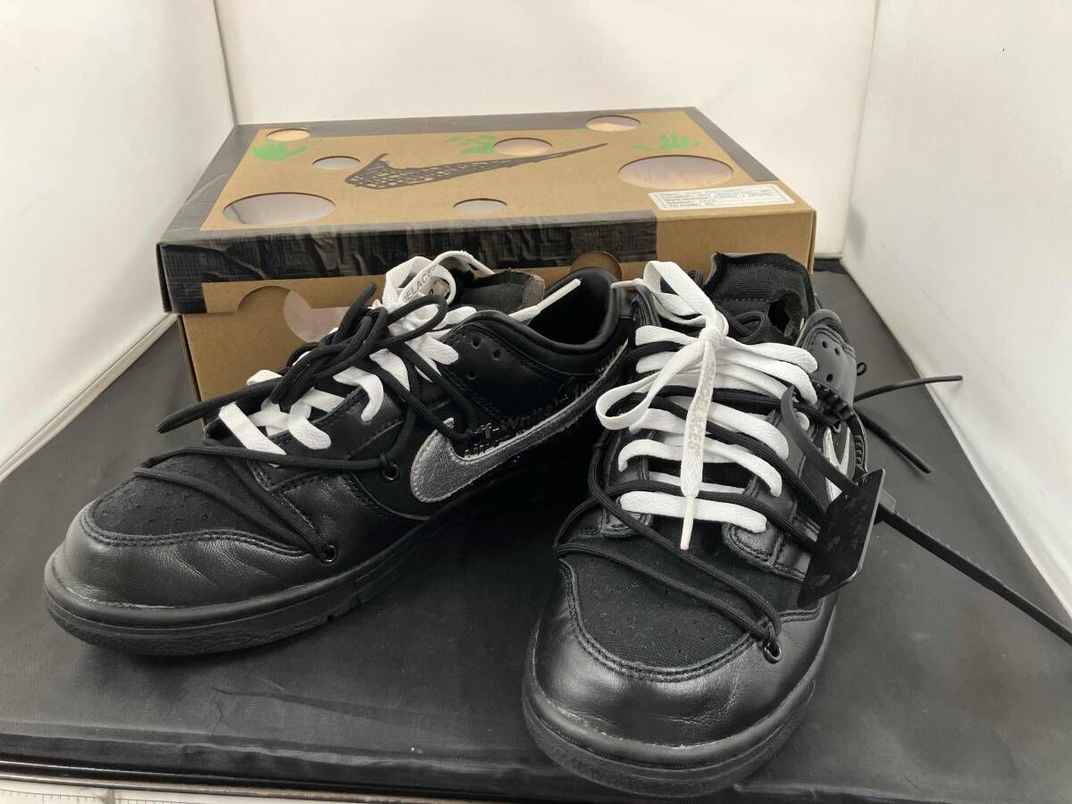 Nike x Off White ナイキ オフホワイト スニーカー Dunk Low 1 DM 1602 001 サイズ28 ブラック