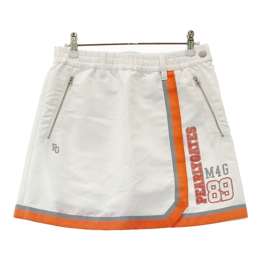 サイズ 0 PEARLY GATES パーリーゲイツ モデル スカート ホワイト系 ゴルフウェア レディース ストスト