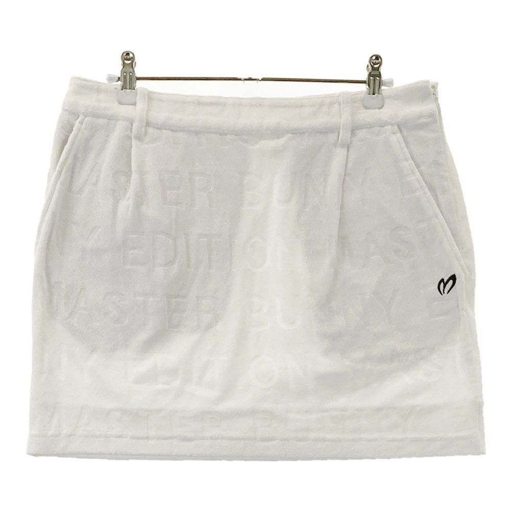 サイズ 2 MASTER BUNNY EDITION マスターバニーエディション 2025年 スカート パイル ホワイト系 ゴルフウェア レディース ストスト