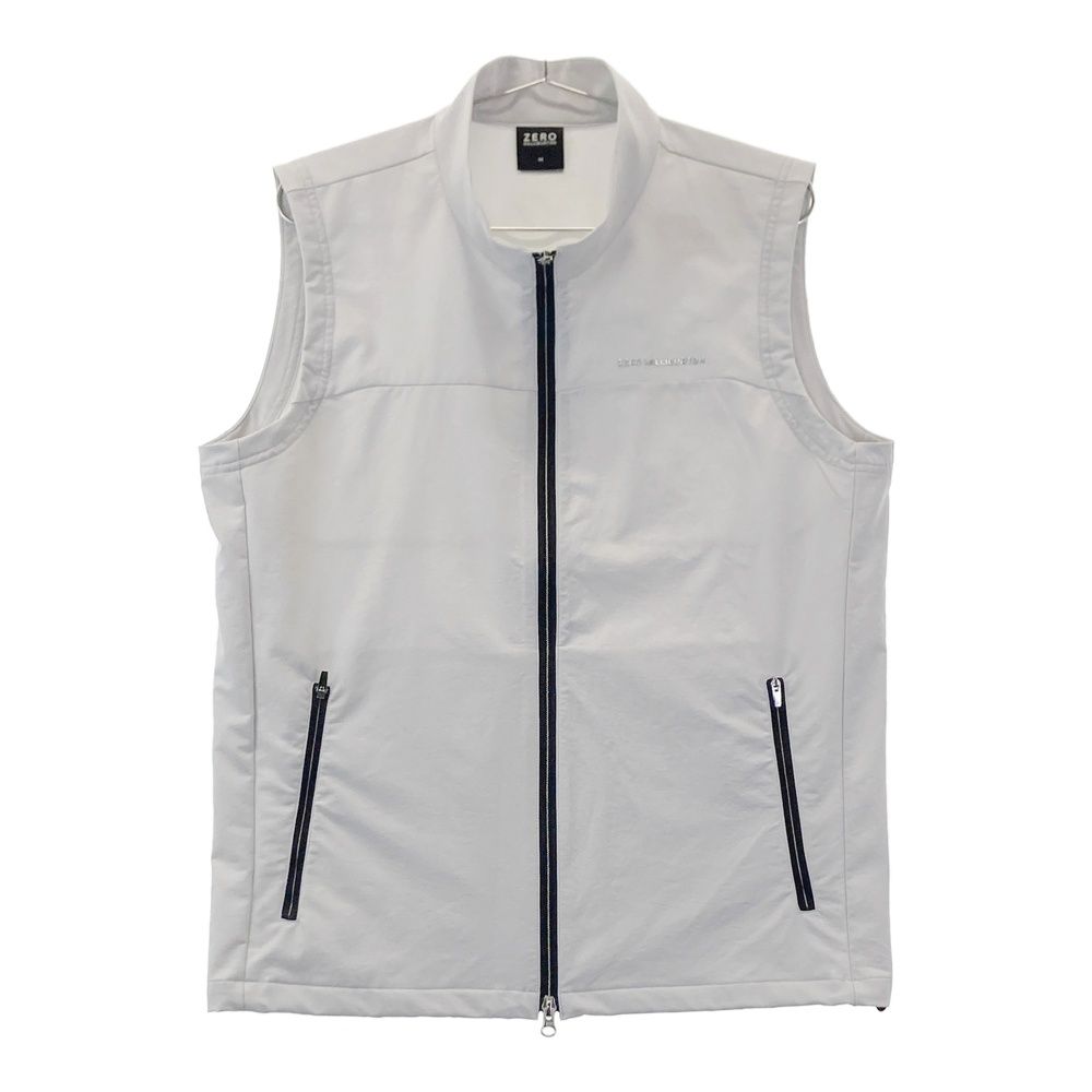 サイズ M ZERO ゼロハリバートン ジップベスト グレー系 ゴルフウェア メンズ ストスト
