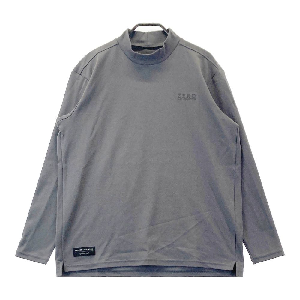 サイズ：M ZERO HALLIBURTON ゼロハリバートン 長袖モックネックT