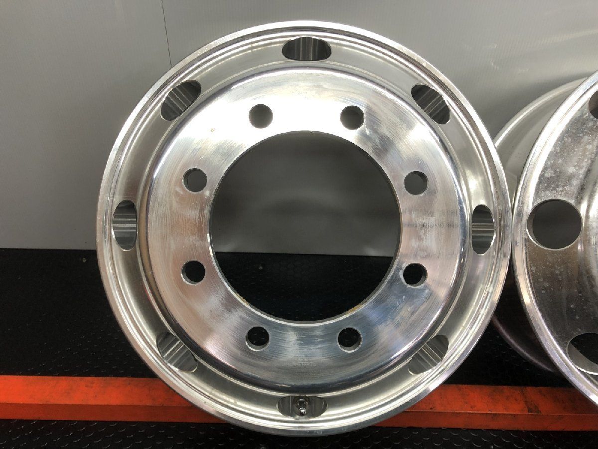 BS タフブライト トラックホイール 19 5インチ 2本 6 147 iso式 平面座 4軸低床 SHZ 005