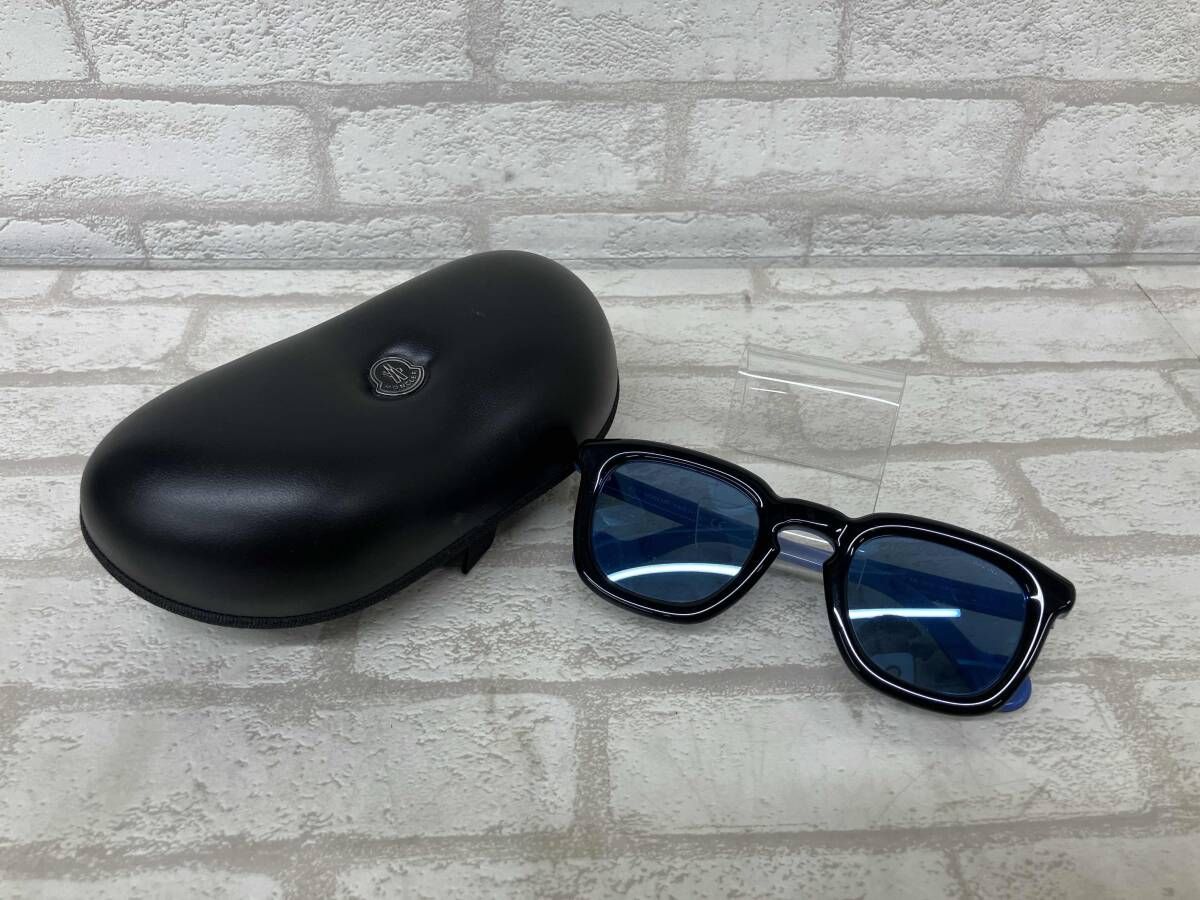 MONCLER ML0006 05Xモンクレール サングラス メンズ ブルー ブラック