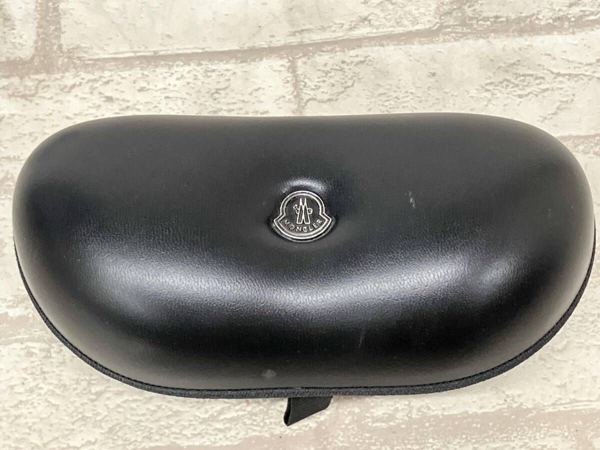 MONCLER ML 0006 05 Xモンクレール サングラス メンズ ブルー ブラック バイカラー ケース付き レンズカラー インポート ジョガーパンツ ナイロンジャケット