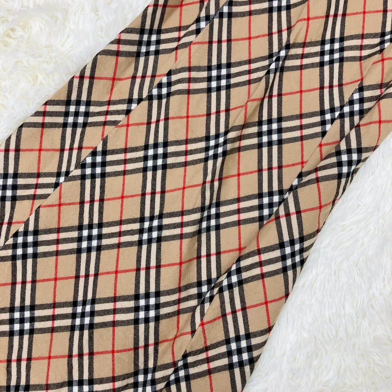 バーバリーブルーレーベル ノースリーブワンピース ノバチェック 裏地