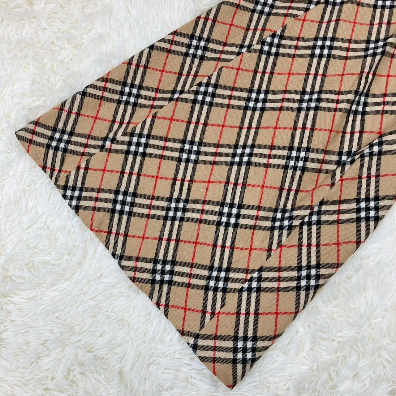 バーバリーブルーレーベル ノースリーブワンピース ノバチェック 裏地