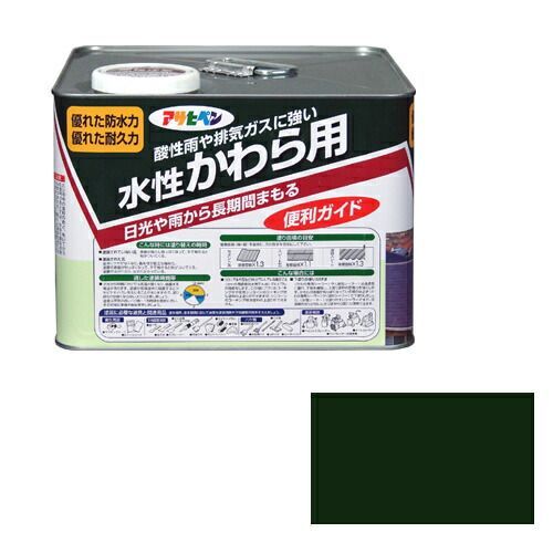 アサヒペン水性かわら用７Ｌアイリッシュグリーン