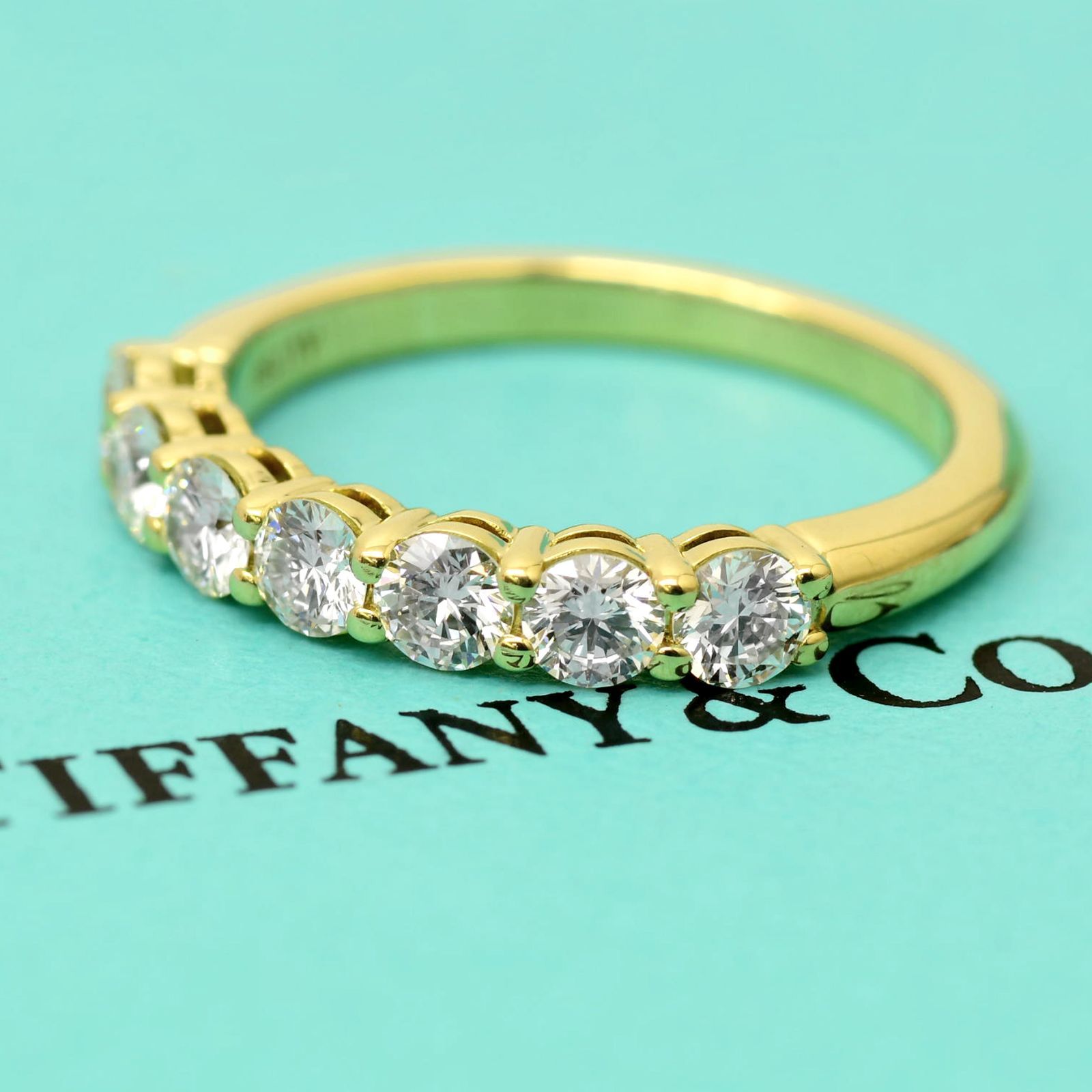 TIFFANY&Co. ティファニー 750 フォーエバー バンド リング ハーフ 