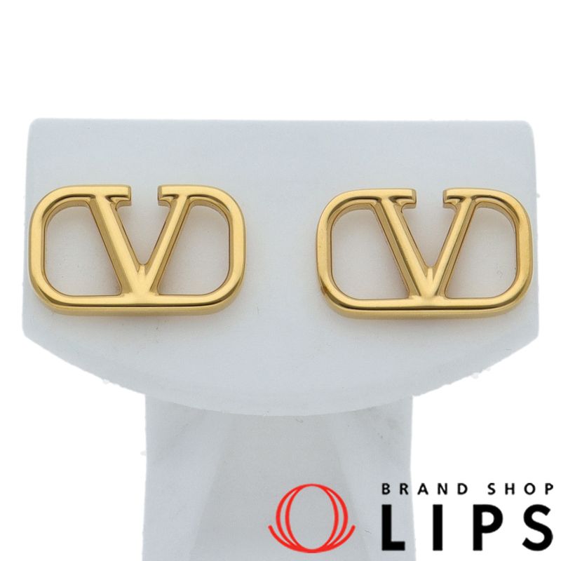 ヴァレンチノ Vロゴ ピアス GP レディース