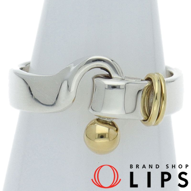 ティファニー フック＆アイ リング 12 SV 925|K 18 YG レディース