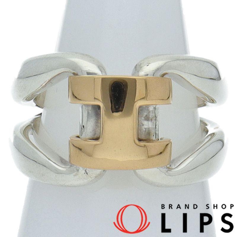 エルメス ヒストリーリング 13 SV 925|K 18 YG レディース