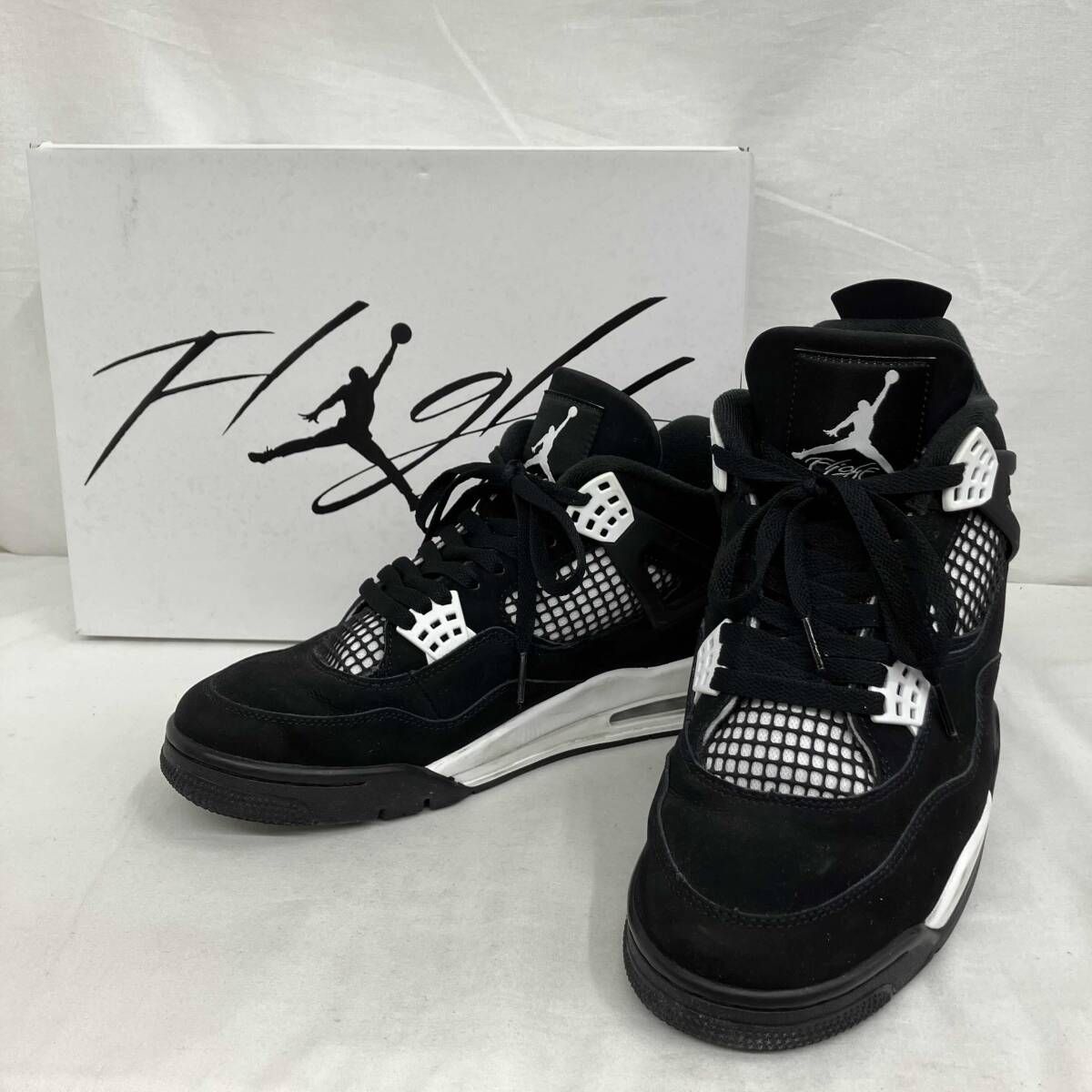 NIKE/AIR JORDAN 4 RETRO/white Thunder/28㎝ - メルカリ