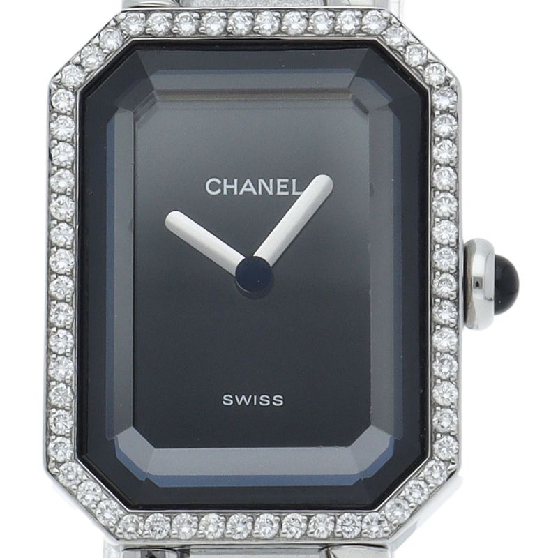 CHANEL ブラック アナログ時計 ik-00-0658215-2.jpg