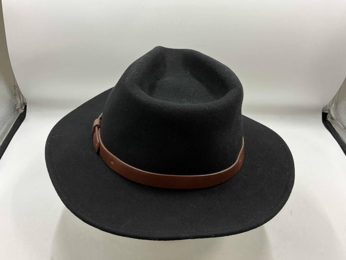 Brixton ブリクストン MESSER 00136 中折れハット ブラック系ウエスタン調