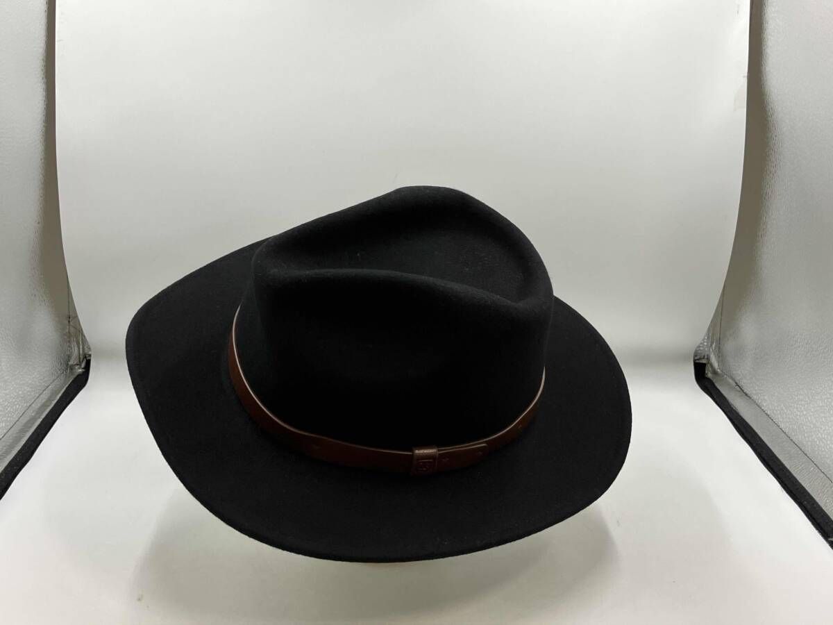 Brixton ブリクストン MESSER 00136 中折れハット ブラック系ウエスタン調