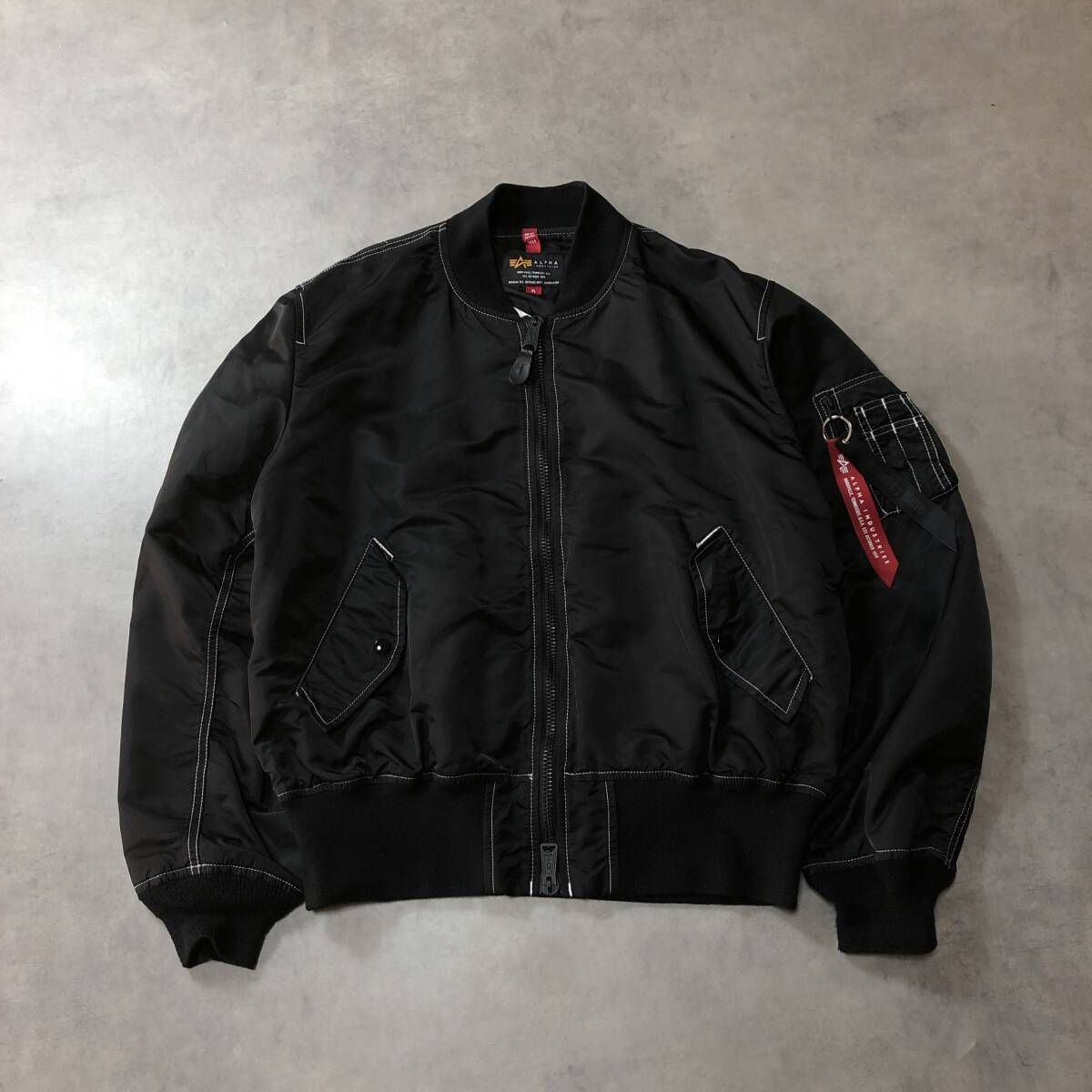 GQ4219◇ALPHA / monkey time : MA‐1◇XL◇黒 アルファ モンキータイム