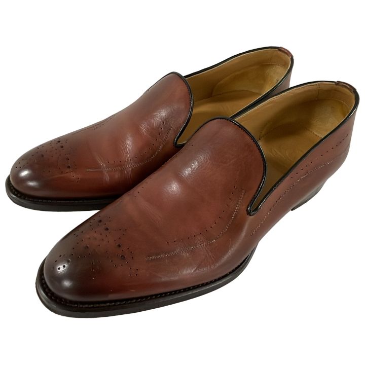 CERBERO nano universe ⑤ 670 9133031 ドレススリッポンシューズ メンズ ブラウン 41