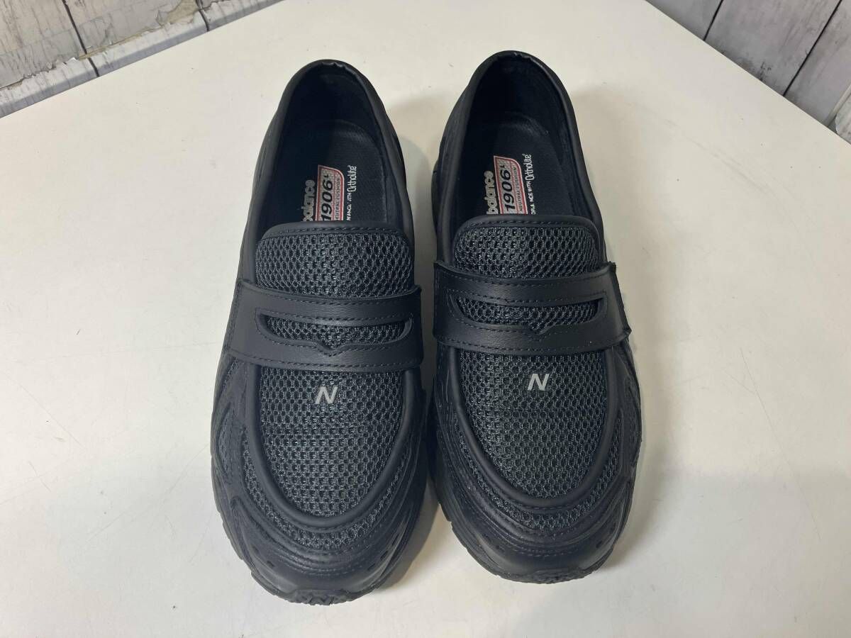 New Balance U1906LAI BLACKニューバランス ローファー ブラック 26.5 
