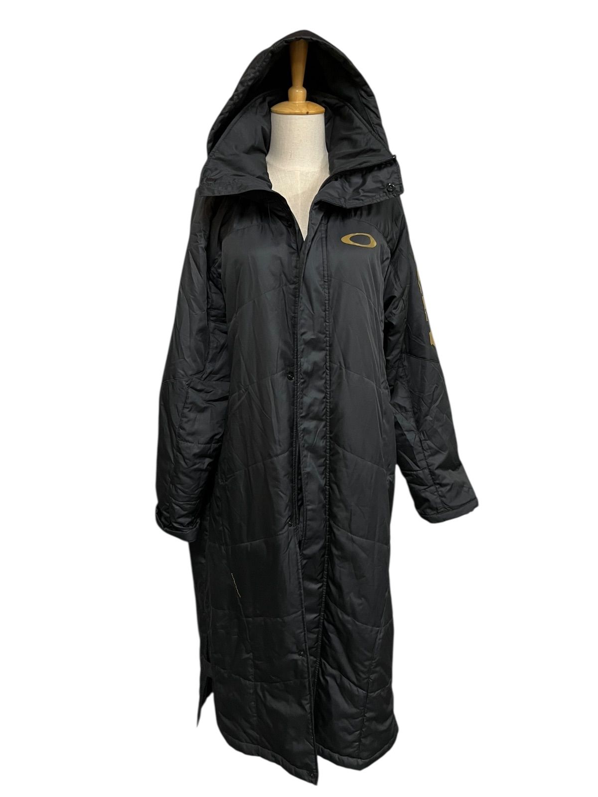OAKLEY フード付き ロング丈 フィールドコート ブラック XL OAKLEY